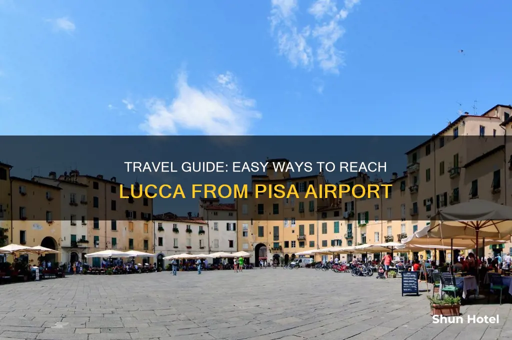 how to get to lucca from pisa airport