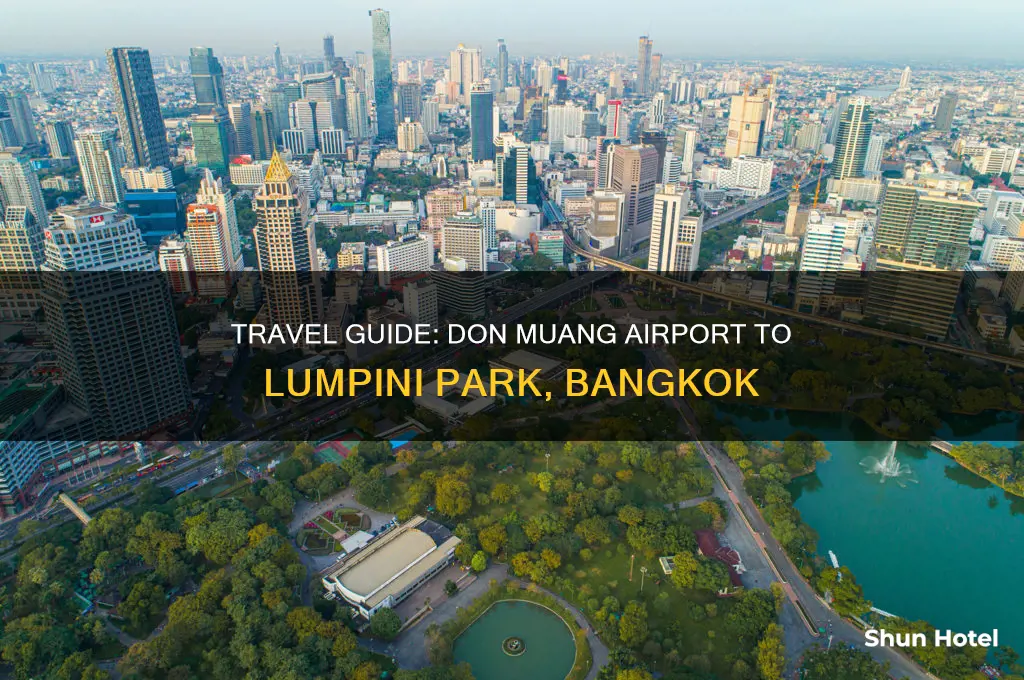 how to get to lumpini park from don muang airport