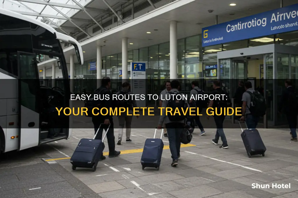 how to get to luton airport by bus