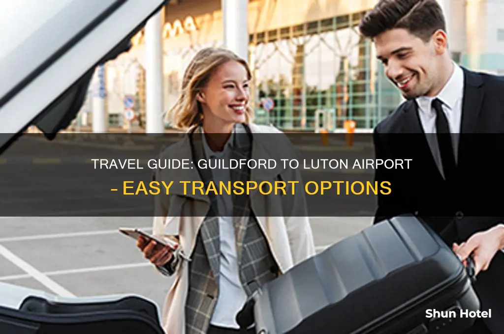 how to get to luton airport from guildford