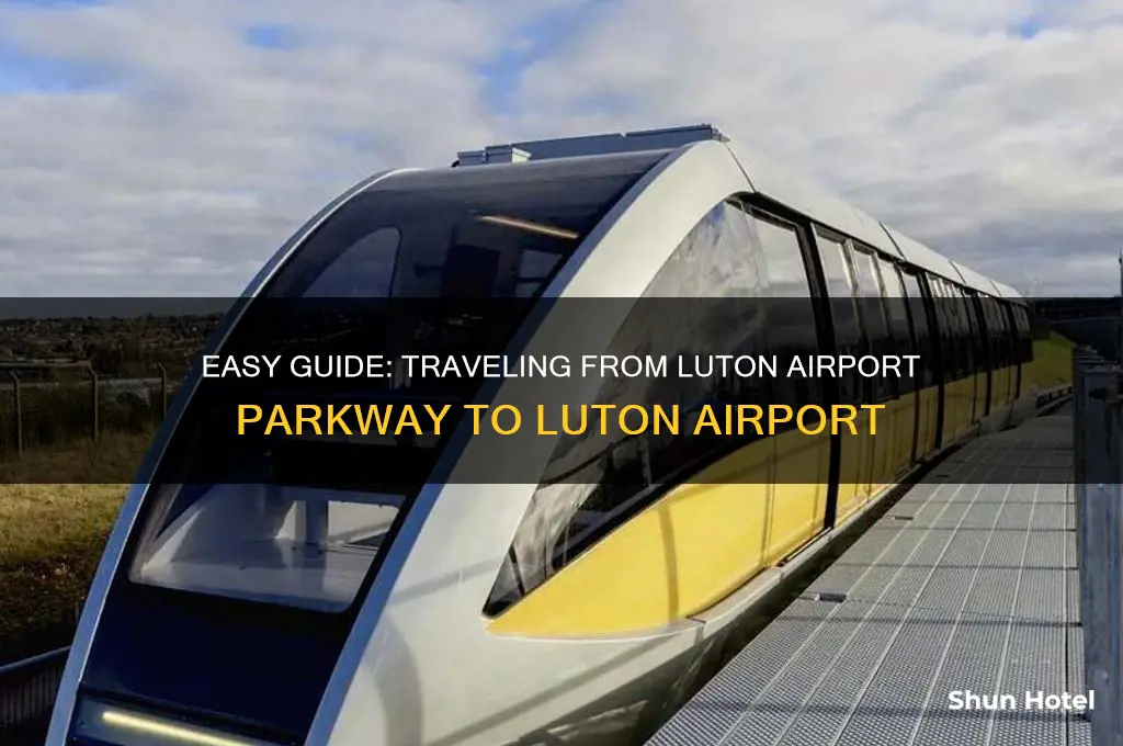 how to get to luton airport from luton airport parkway