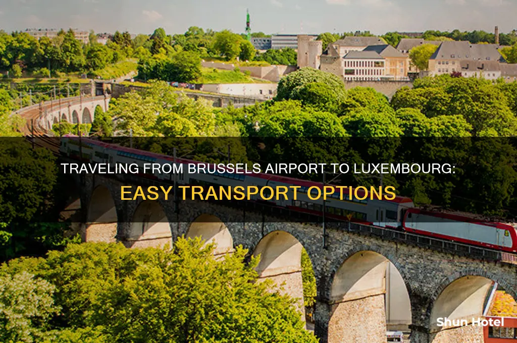 how to get to luxembourg from brussels airport
