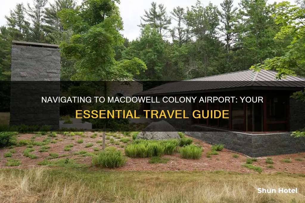 how to get to macdowell colony airport