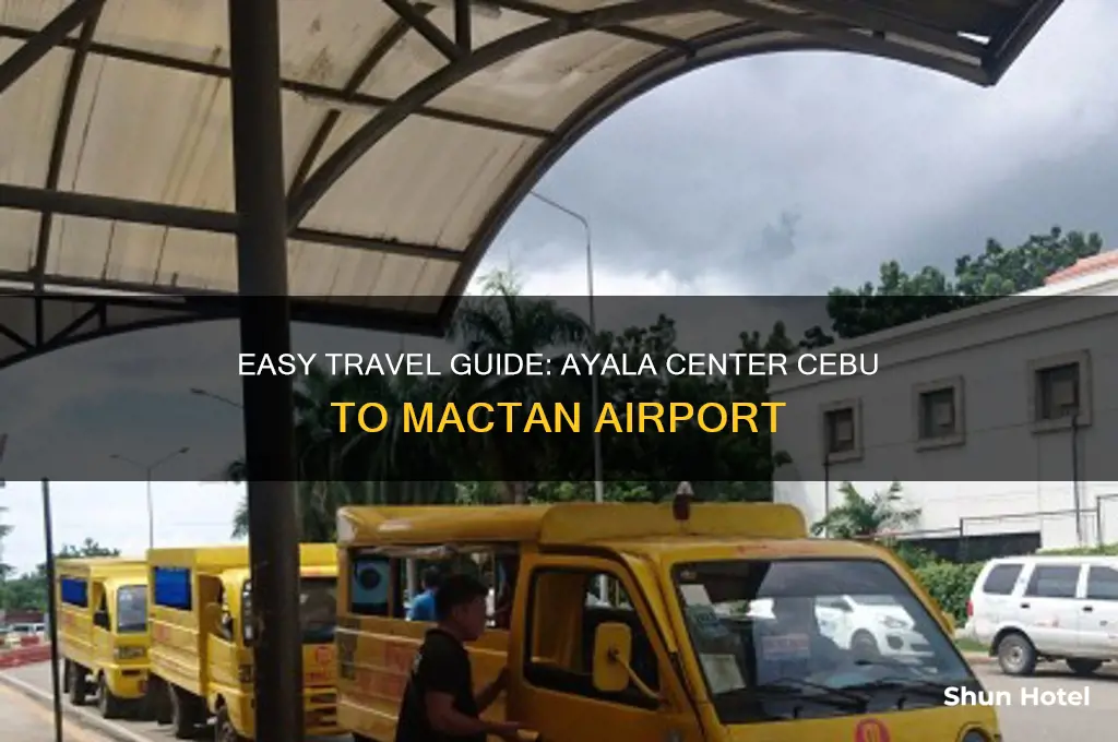 how to get to mactan airport from ayala center cebu