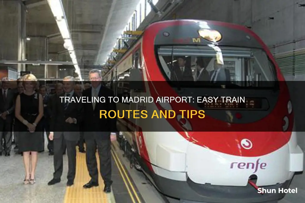 how to get to madrid airport by train