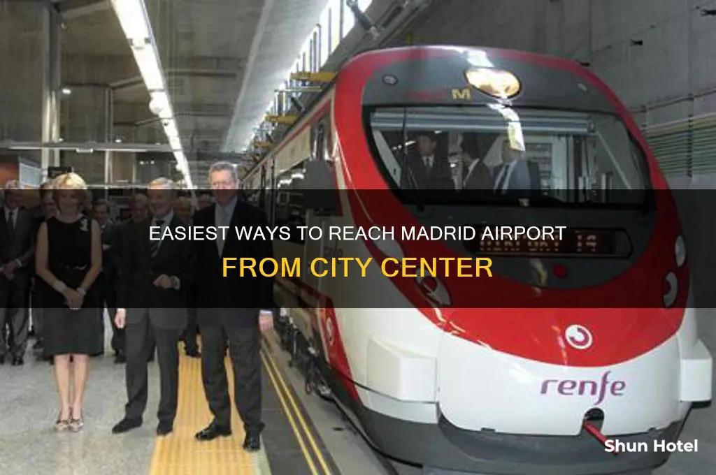 how to get to madrid airport from city center
