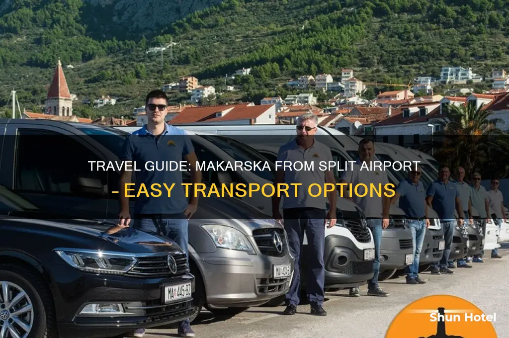 how to get to makarska from split airport