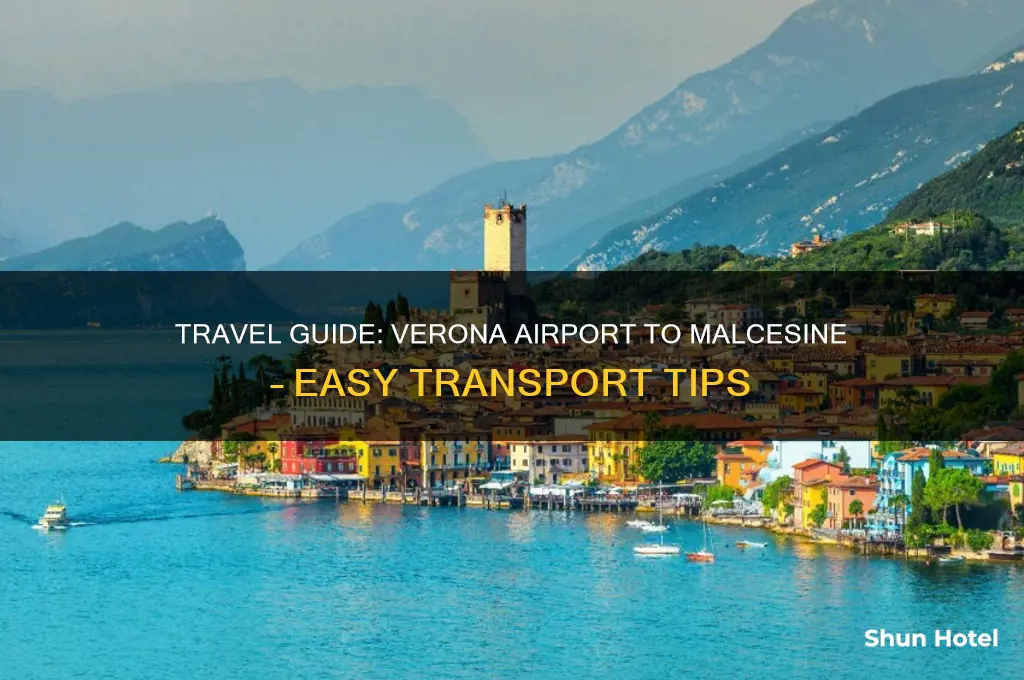 how to get to malcesine from verona airport
