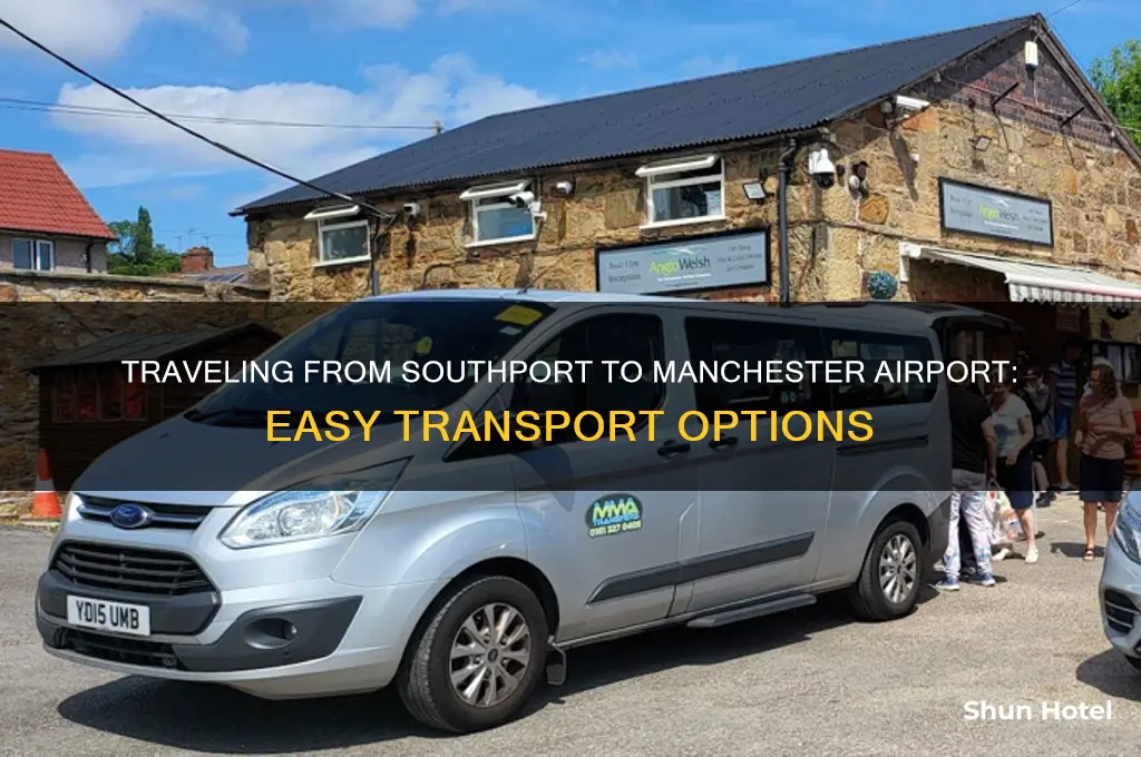 how to get to manchester airport from southport