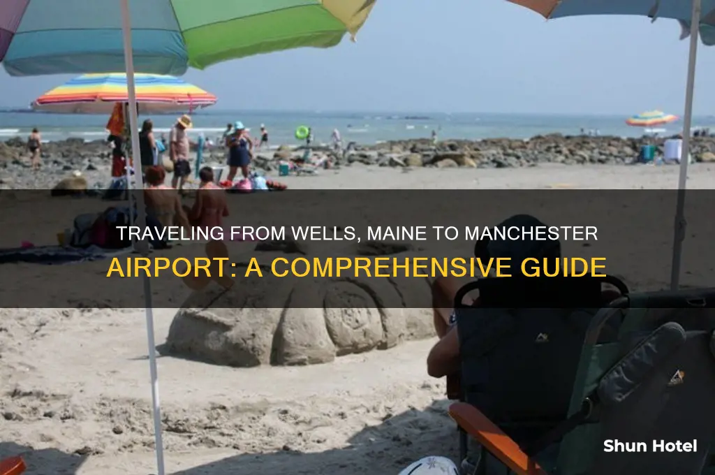 how to get to manchester airport from wells maine
