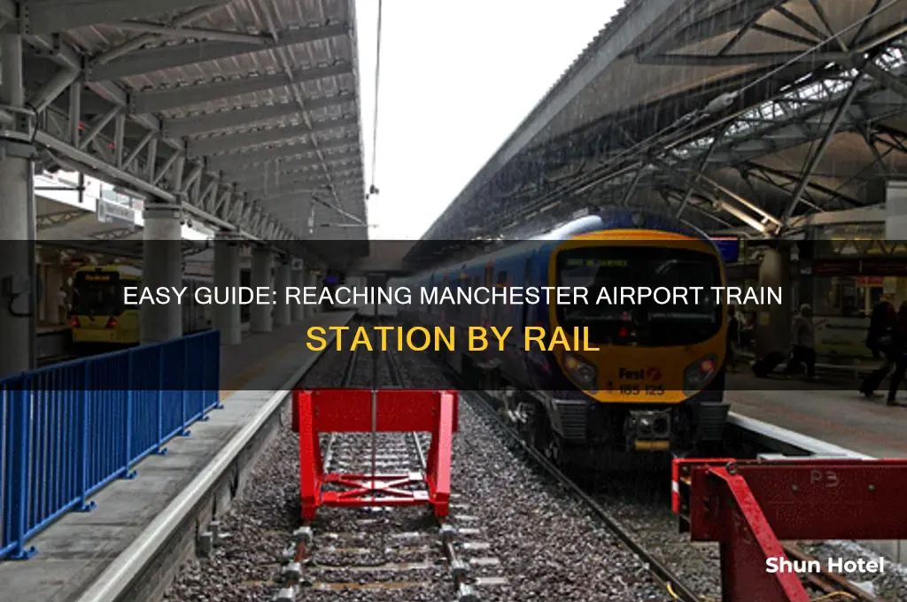 how to get to manchester airport train station