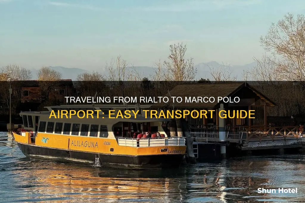 how to get to marco polo airport from rialto