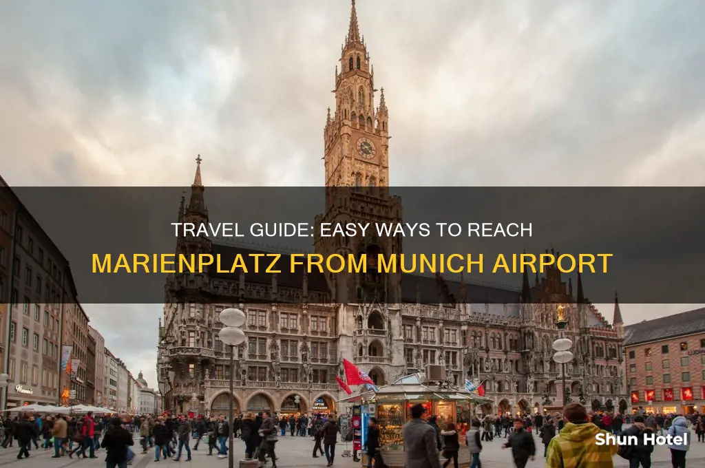 how to get to marienplatz from munich airport