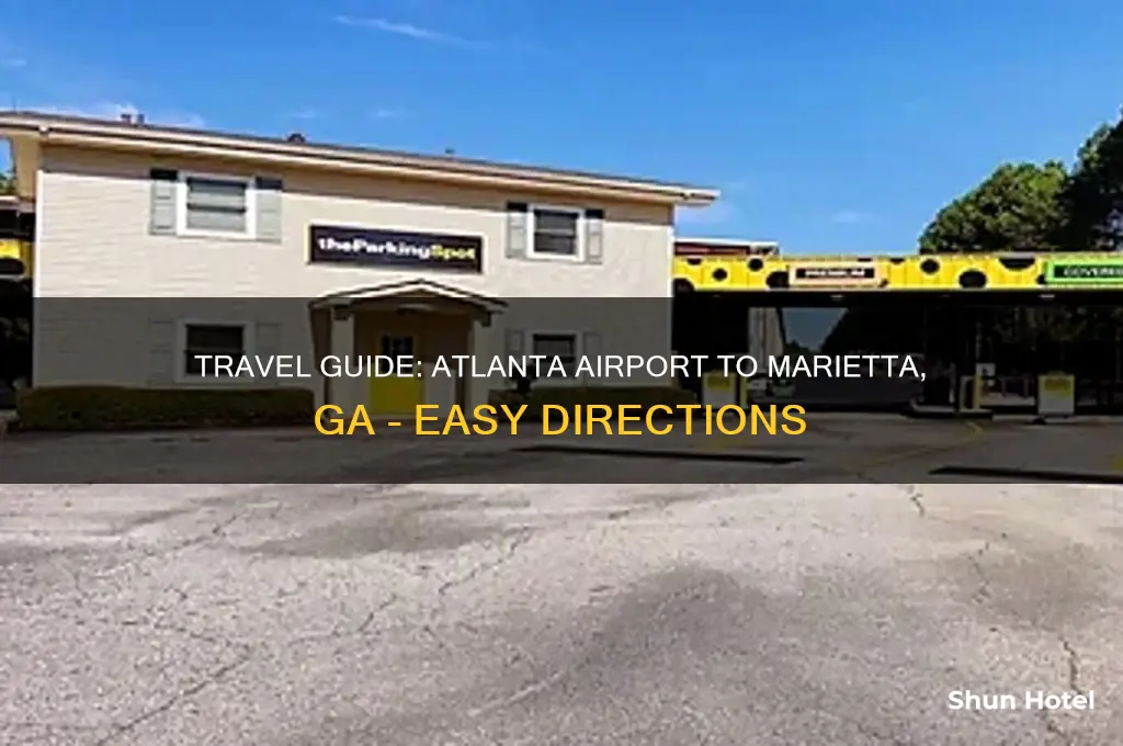 how to get to marrietta ga from the atlanta airport