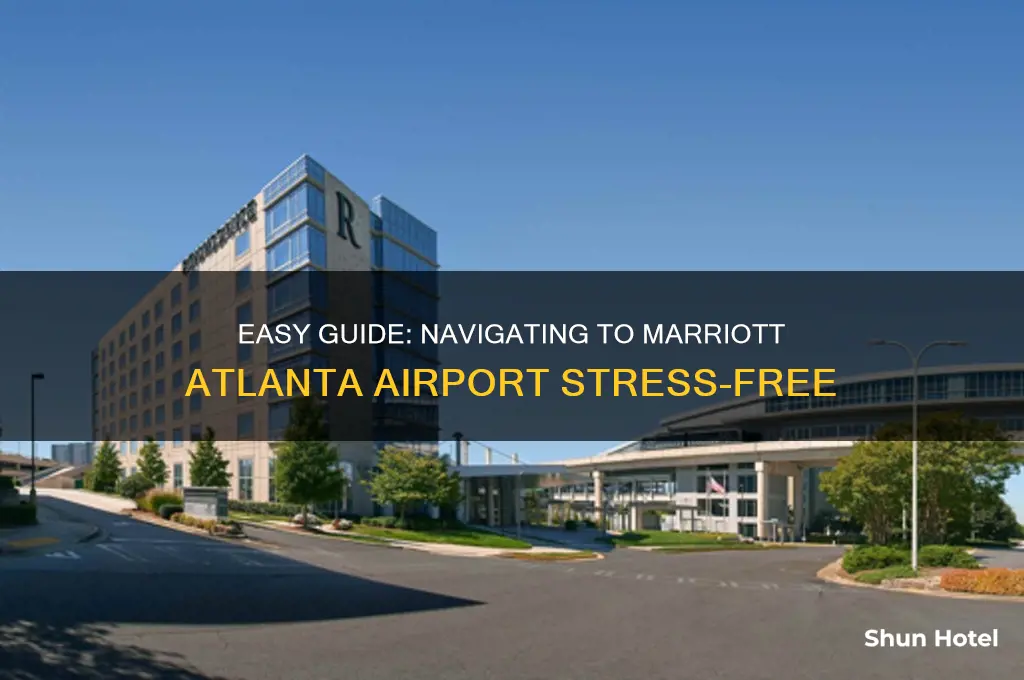 how to get to marriott atlanta airport