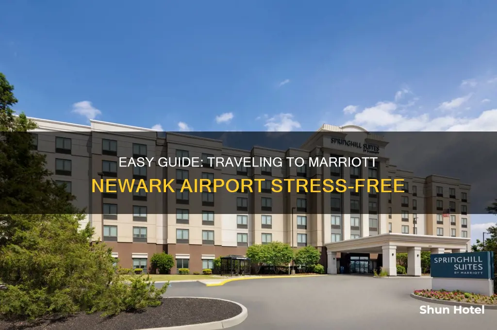 how to get to marriott newark airport