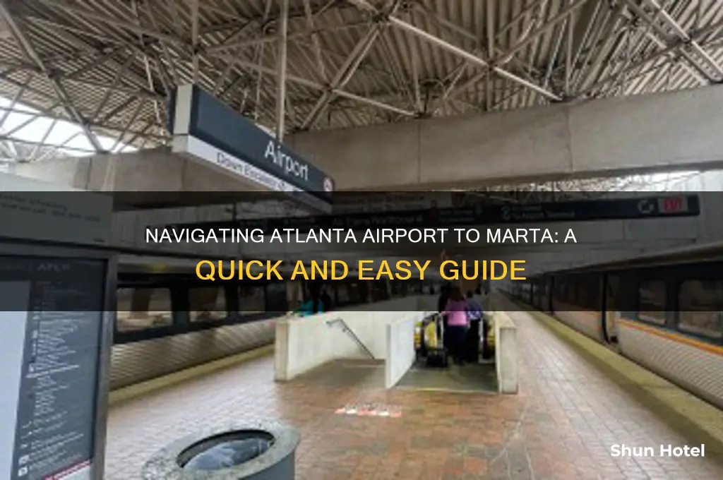 how to get to marta from atlanta airport