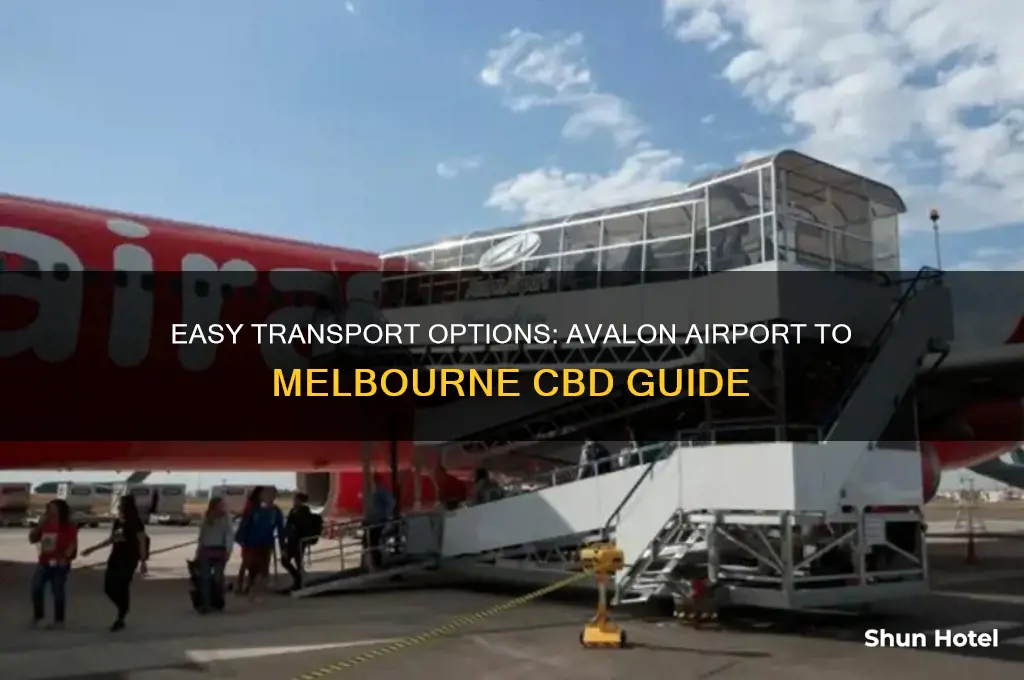 how to get to melbourne cbd from avalon airport