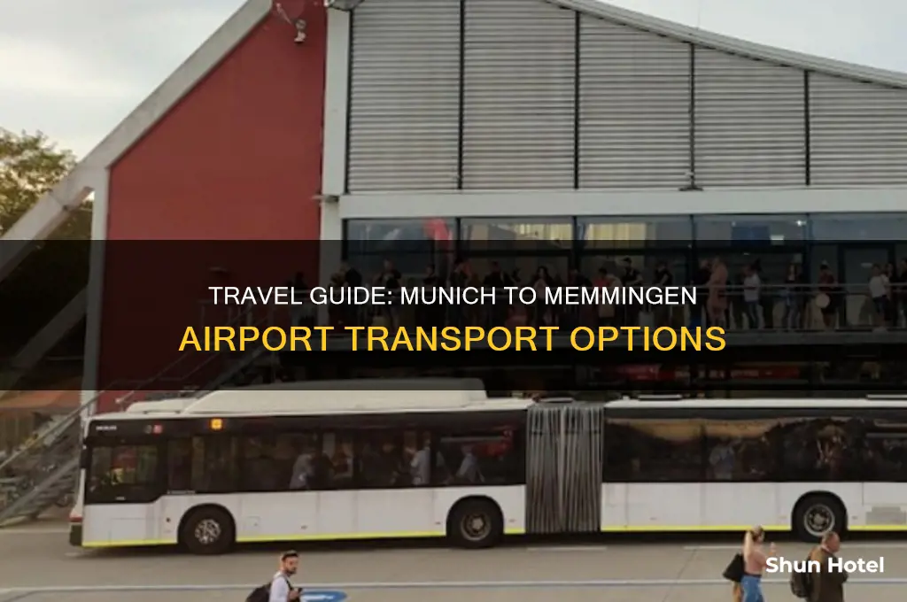 how to get to memmingen airport from munich