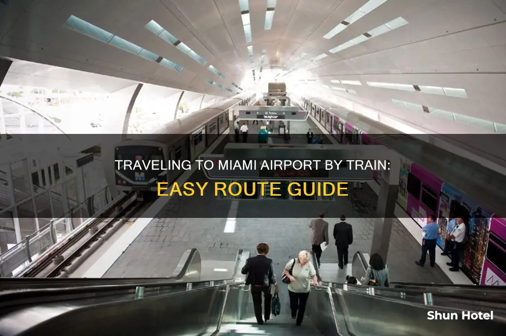 how to get to miami airport by train