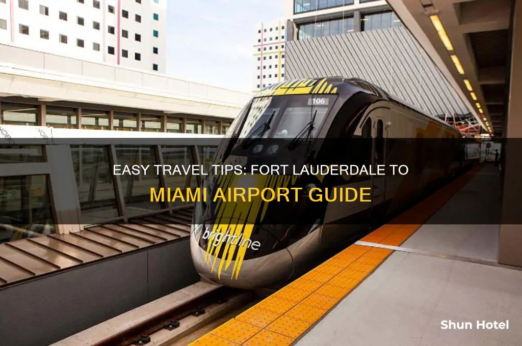 how to get to miami airport from fort lauderdale