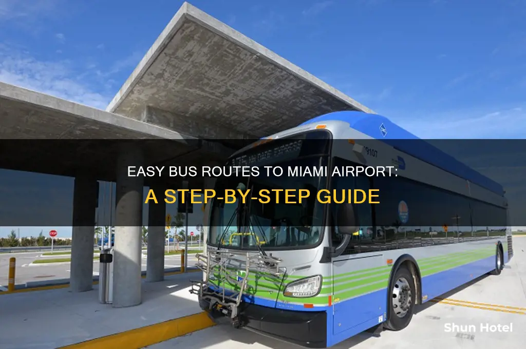 how to get to miami airport on bus