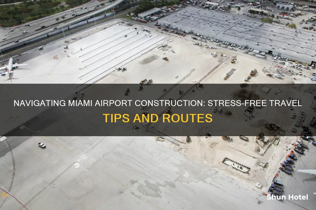 how to get to miami airport with all the construction
