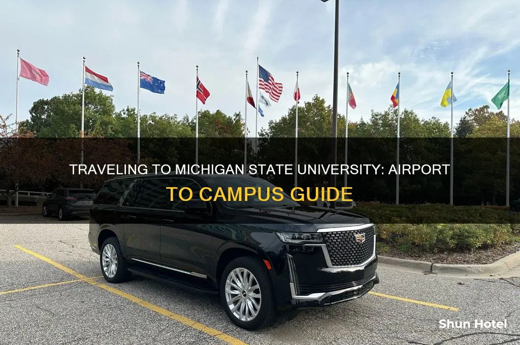 how to get to michigan state university from airport