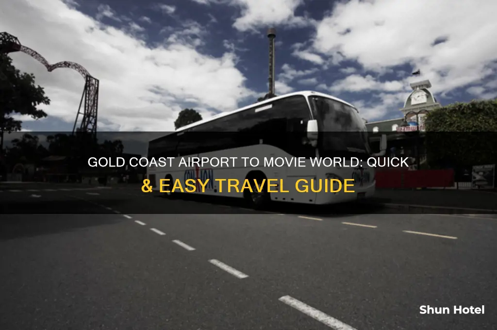 how to get to movie world from gold coast airport