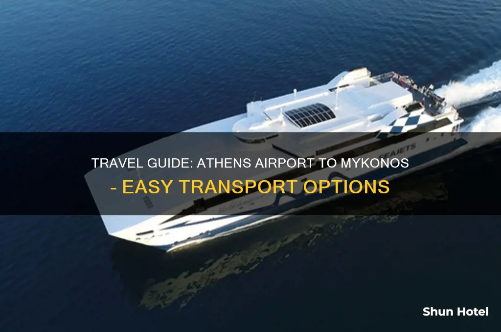 how to get to mykonos from athens airport