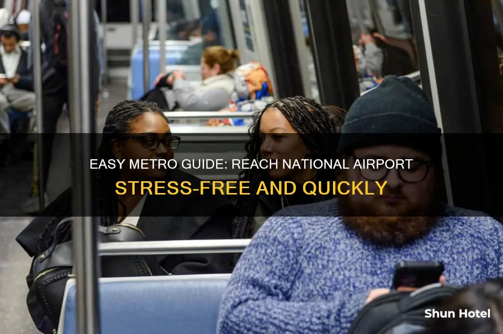 how to get to national airport by metro