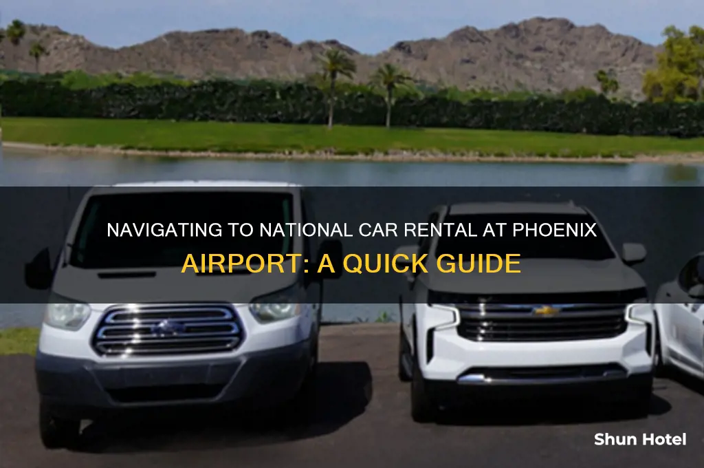 how to get to national car rental phoenix airport