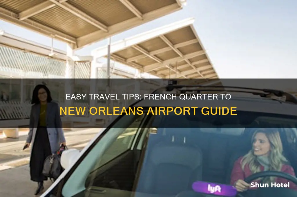 how to get to new orleans airport from french quarter