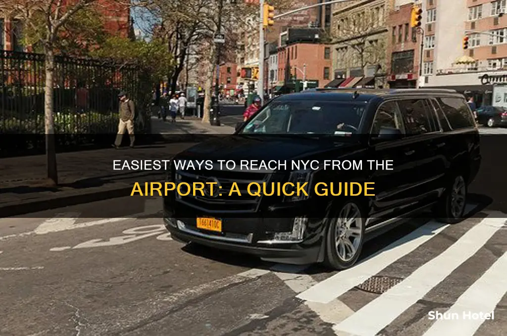 how to get to new york city from the airport