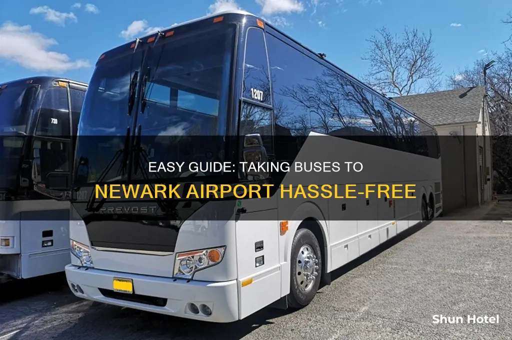 how to get to newark airport buses