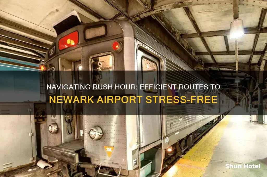 how to get to newark airport during rush hour