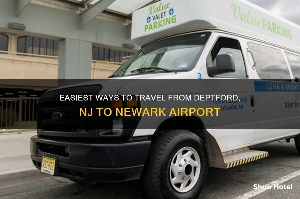 how to get to newark airport from deptford nj