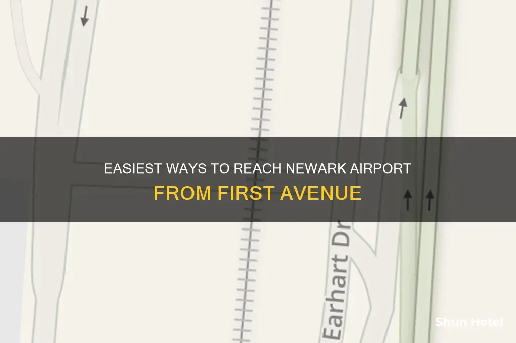 how to get to newark airport from first avenue