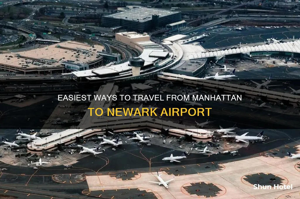 how to get to newark airport from manhatten