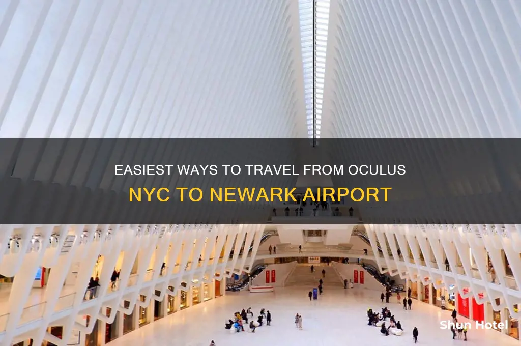 how to get to newark airport from oculus nyc