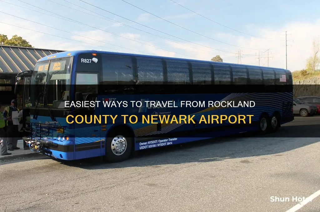 how to get to newark airport from rockland county
