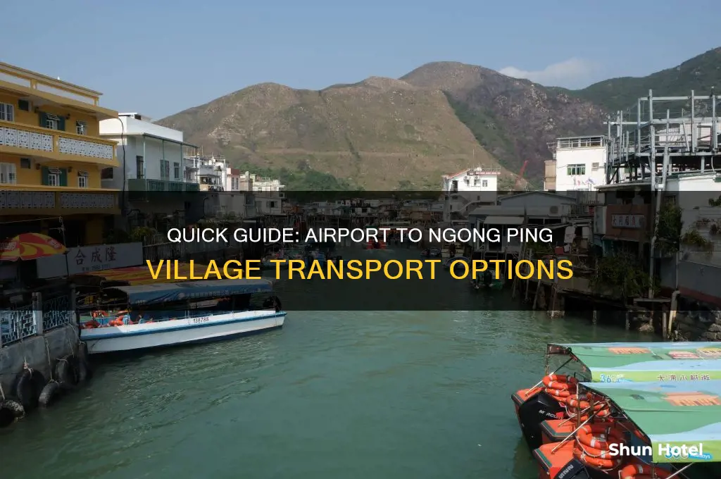 how to get to ngong ping village from airport