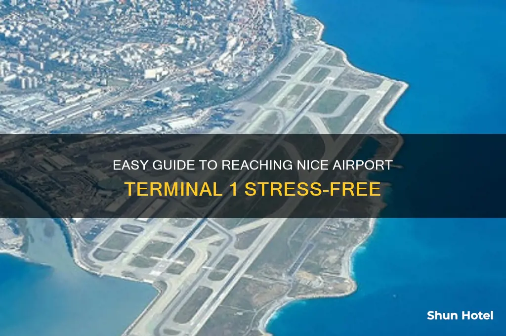 how to get to nice airport terminal 1