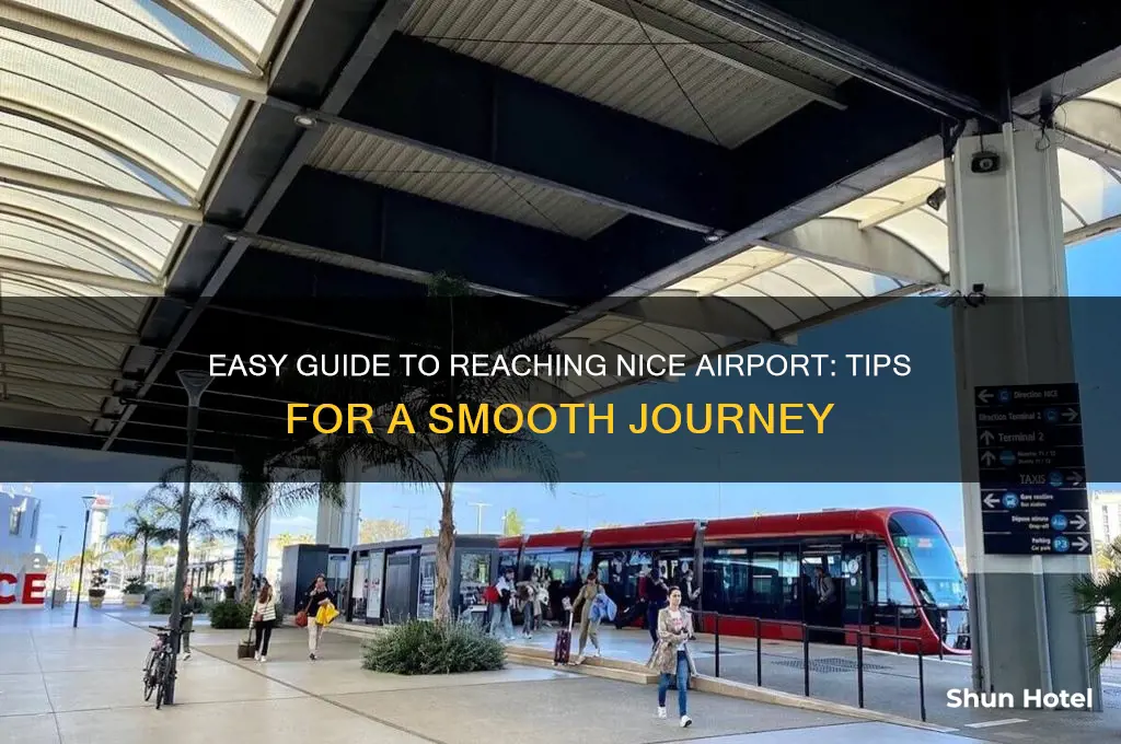how to get to nice airport