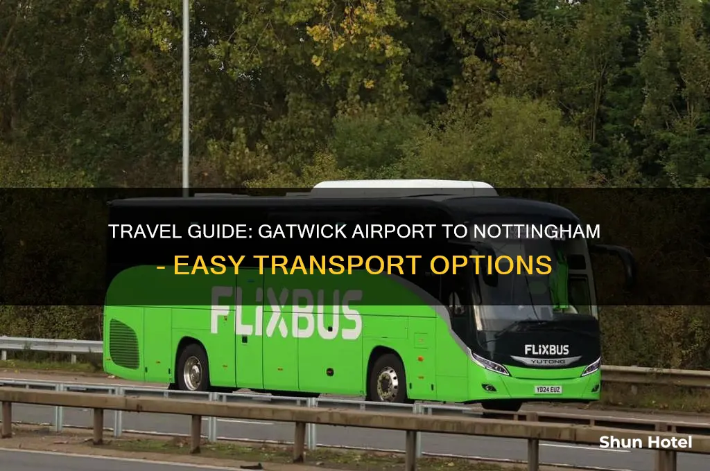 how to get to nottingham from gatwick airport