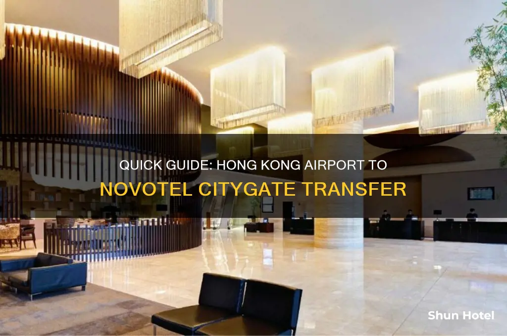 how to get to novotel citygate from hong kong airport