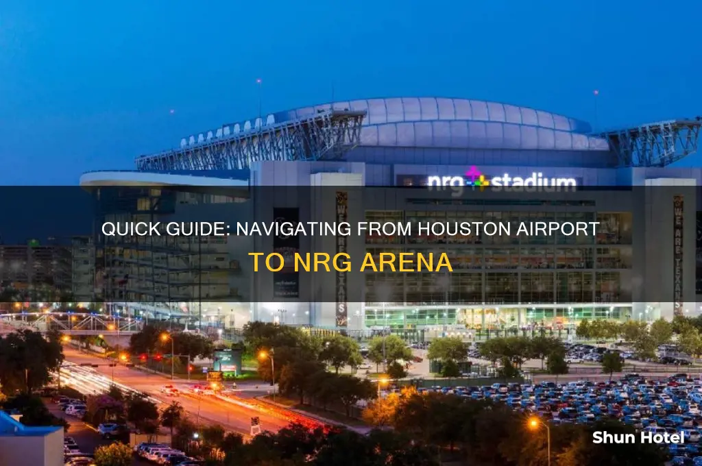 how to get to nrg arena from airport
