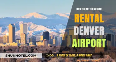 Easy Guide to Reaching Nu Car Rental at Denver Airport