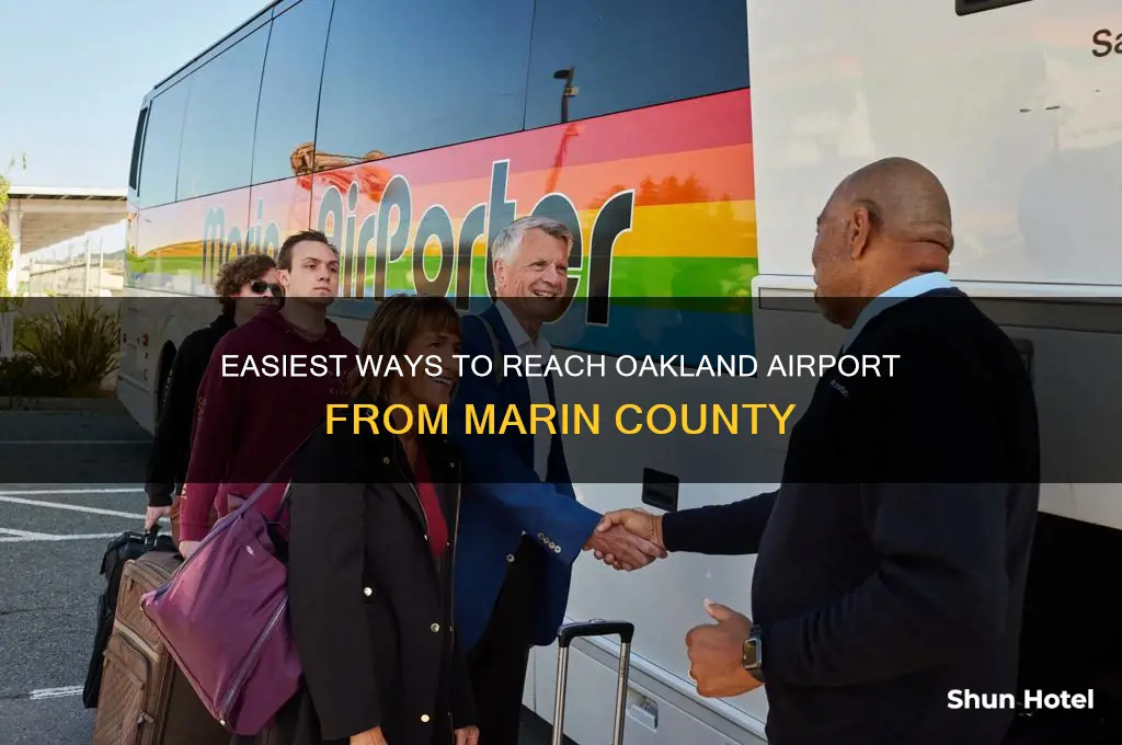 how to get to oakland airport from marin