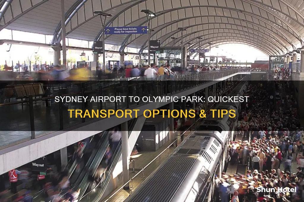 how to get to olympic park from sydney airport